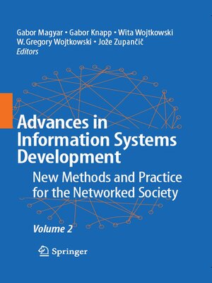 cover image of Advances in Information Systems Development, Volume 2